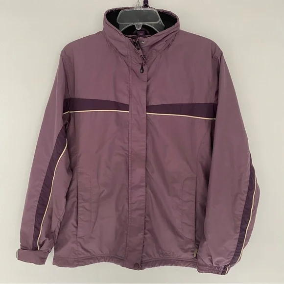 L.L. Bean Women’s Jacket (Shell) Size Small Zip Close. Purple Lightweight. - Picture 2 of 12